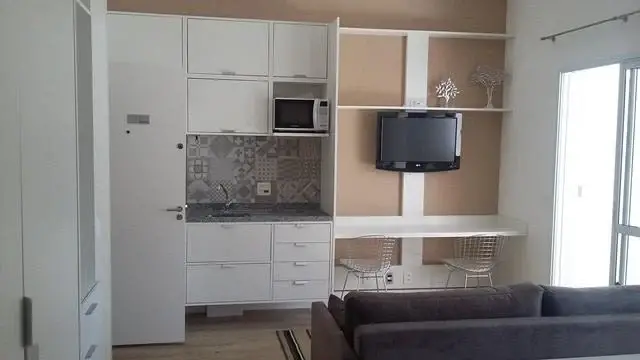 Foto 1 de Apartamento com 1 Quarto para alugar, 56m² em Santo Amaro, São Paulo