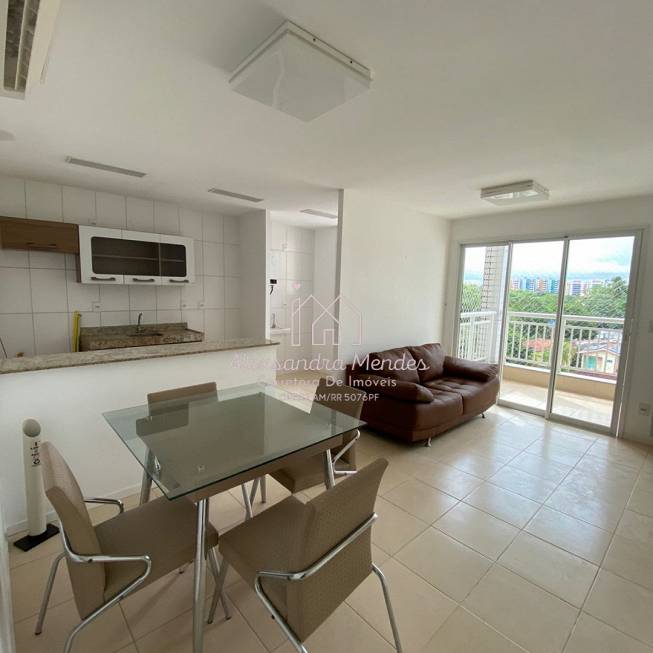 Foto 3 de Apartamento com 3 Quartos para alugar, 100m² em Flores, Manaus