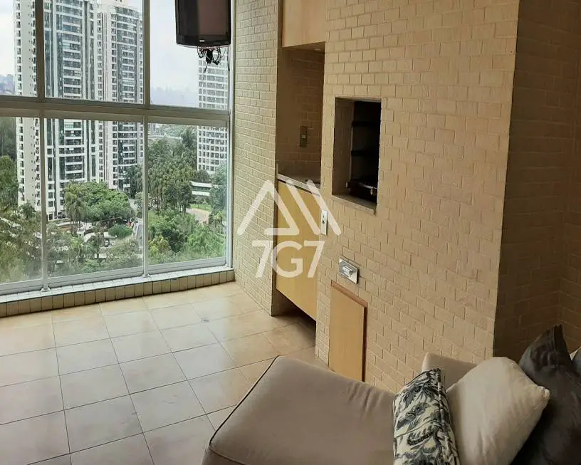 Foto 1 de Apartamento com 4 Quartos para venda ou aluguel, 207m² em Panamby, São Paulo