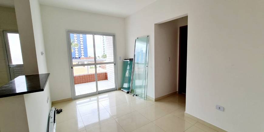Foto 1 de Apartamento com 1 Quarto à venda, 48m² em Maracanã, Praia Grande