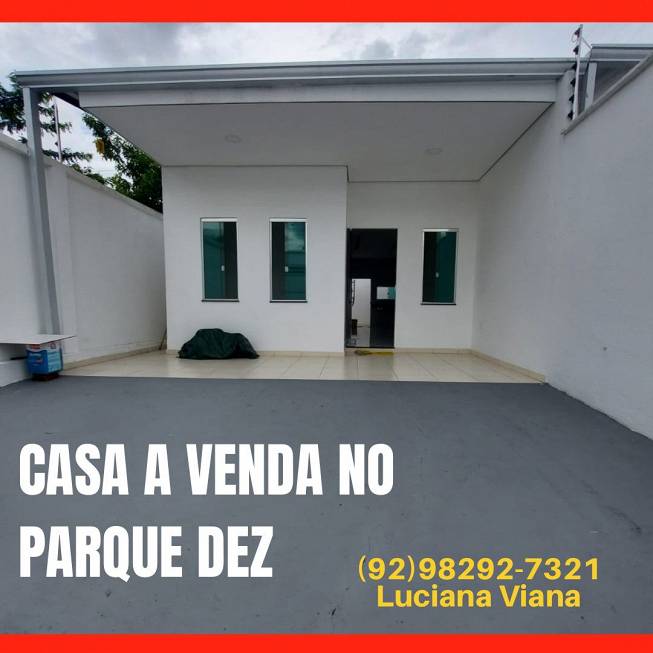 Foto 1 de Casa com 3 Quartos à venda, 75m² em Parque Dez de Novembro, Manaus