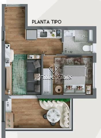 Foto 3 de Flat com 1 Quarto à venda, 22m² em Vila Mariana, São Paulo
