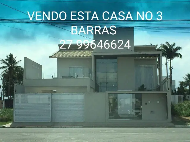 Foto 1 de Sobrado com 3 Quartos à venda, 350m² em Três Barras, Linhares