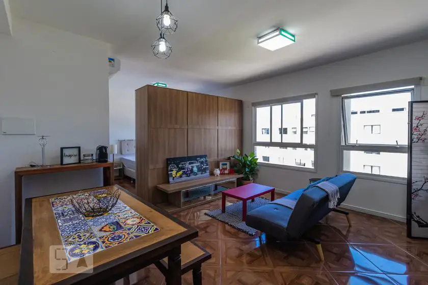 Foto 1 de Apartamento com 1 Quarto para alugar, 42m² em Alphaville, Barueri