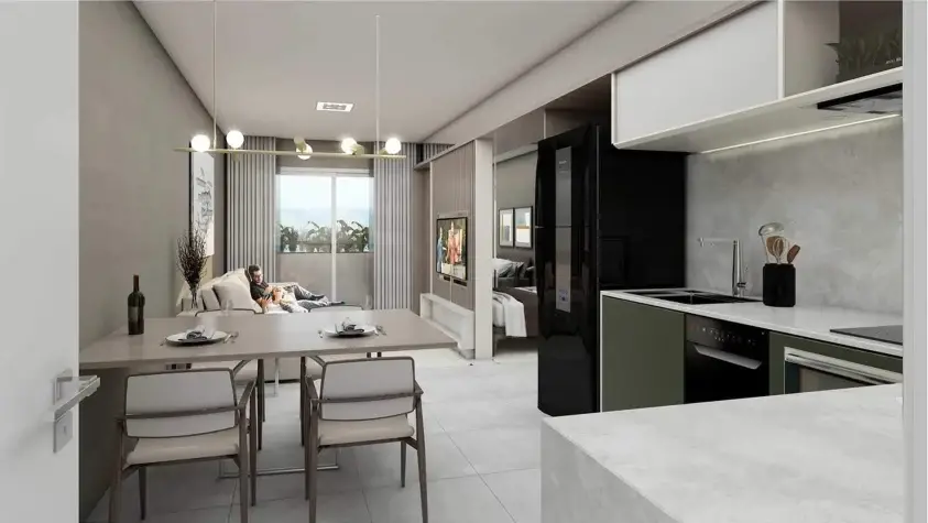 Foto 4 de Apartamento com 1 Quarto à venda, 53m² em Barra da Lagoa, Florianópolis