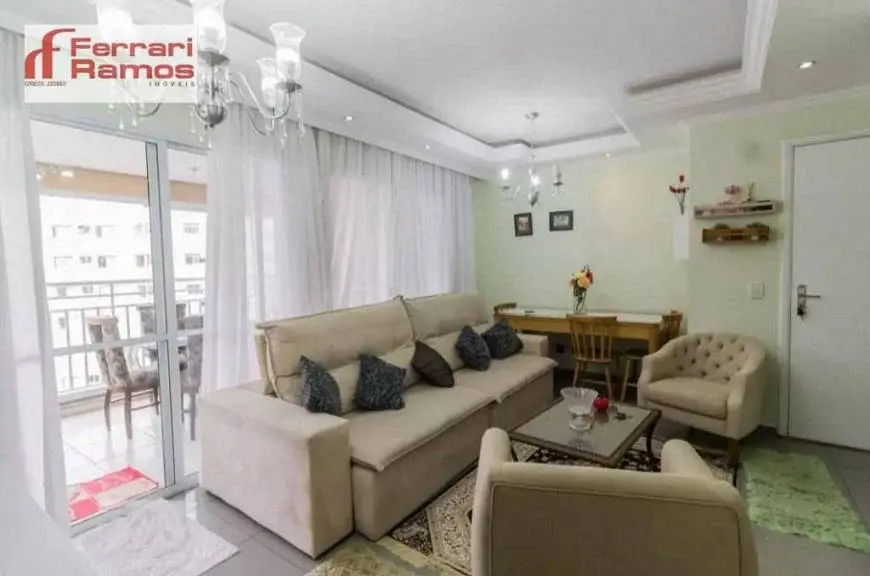 Foto 2 de Apartamento com 3 Quartos para alugar, 92m² em Vila Augusta, Guarulhos