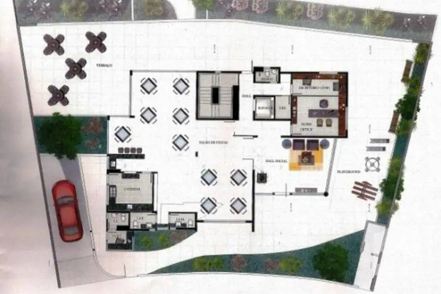 Foto 3 de Apartamento com 4 Quartos à venda, 226m² em Santa Lúcia, Belo Horizonte