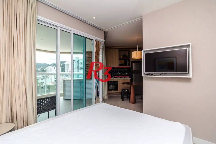 Foto 3 de Apartamento com 1 Quarto para alugar, 45m² em Gonzaga, Santos
