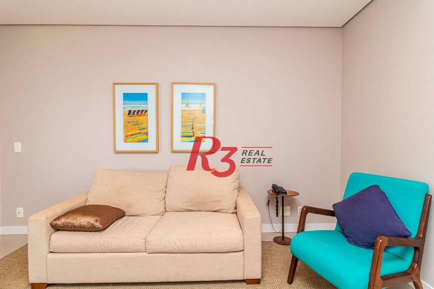 Foto 4 de Apartamento com 1 Quarto para alugar, 45m² em Gonzaga, Santos