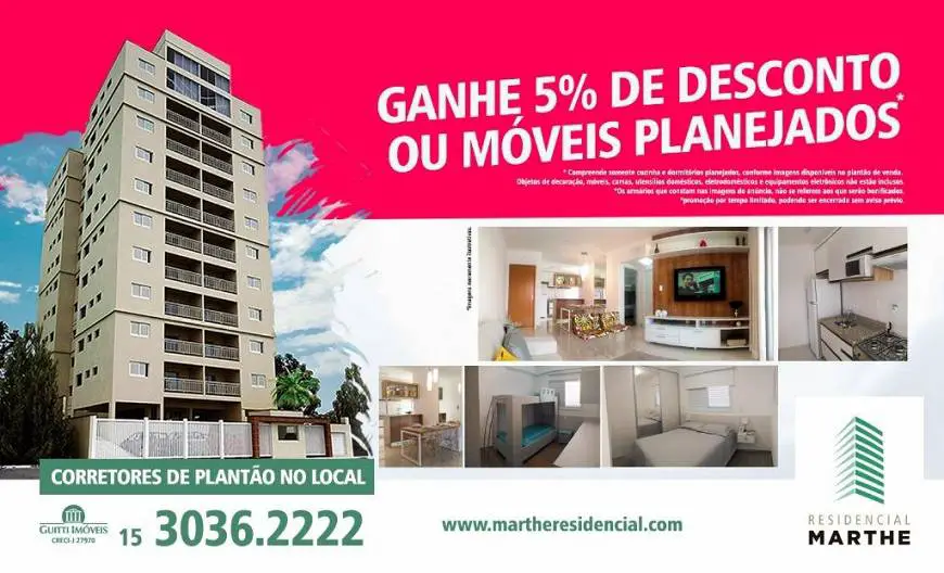 Foto 2 de Apartamento com 2 Quartos à venda, 105m² em Jardim Aurea, Salto de Pirapora