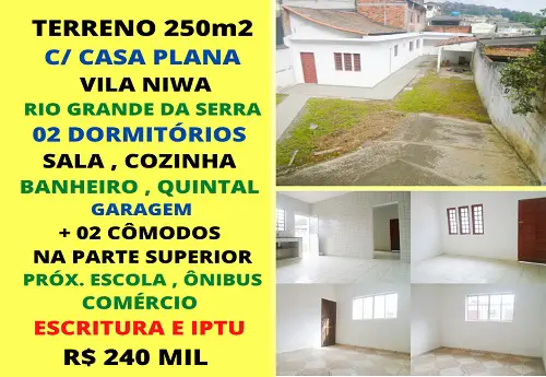 Foto 1 de Casa com 2 Quartos à venda, 80m² em Vila Figueiredo, Rio Grande da Serra