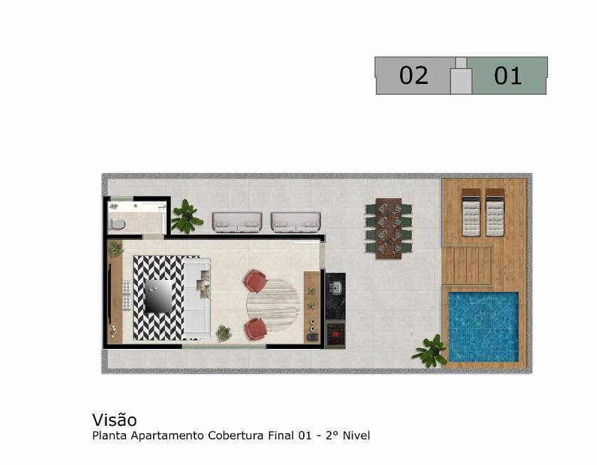 Foto 2 de Apartamento com 3 Quartos à venda, 81m² em Fernão Dias, Belo Horizonte
