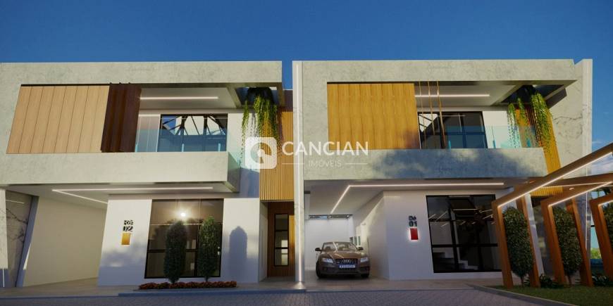 Foto 2 de Casa de Condomínio com 3 Quartos à venda, 120m² em Cerrito, Santa Maria