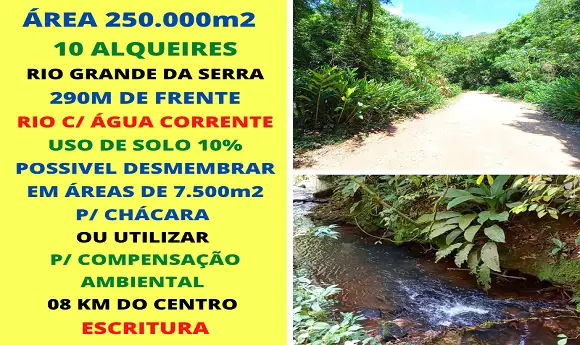 Foto 1 de Lote/Terreno à venda, 250000m² em Vila Figueiredo, Rio Grande da Serra