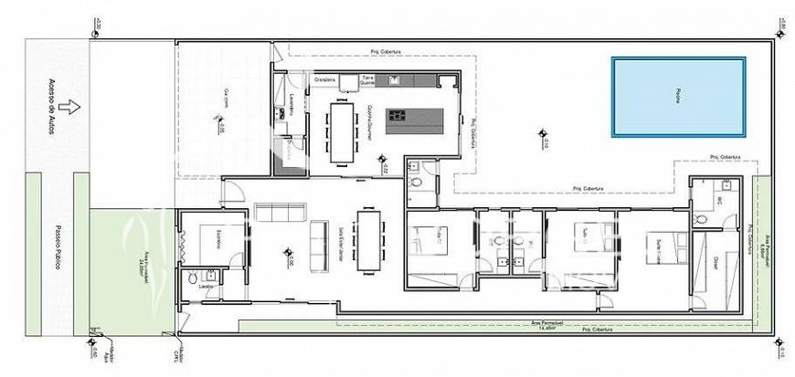 Foto 2 de Casa de Condomínio com 3 Quartos à venda, 243m² em Betel, Paulínia