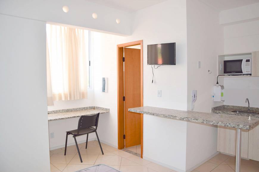 Foto 1 de Apartamento com 1 Quarto para alugar, 25m² em Jardim Paraíso, São Carlos
