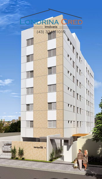 Foto 1 de Apartamento com 2 Quartos à venda, 47m² em Vila Fujita, Londrina