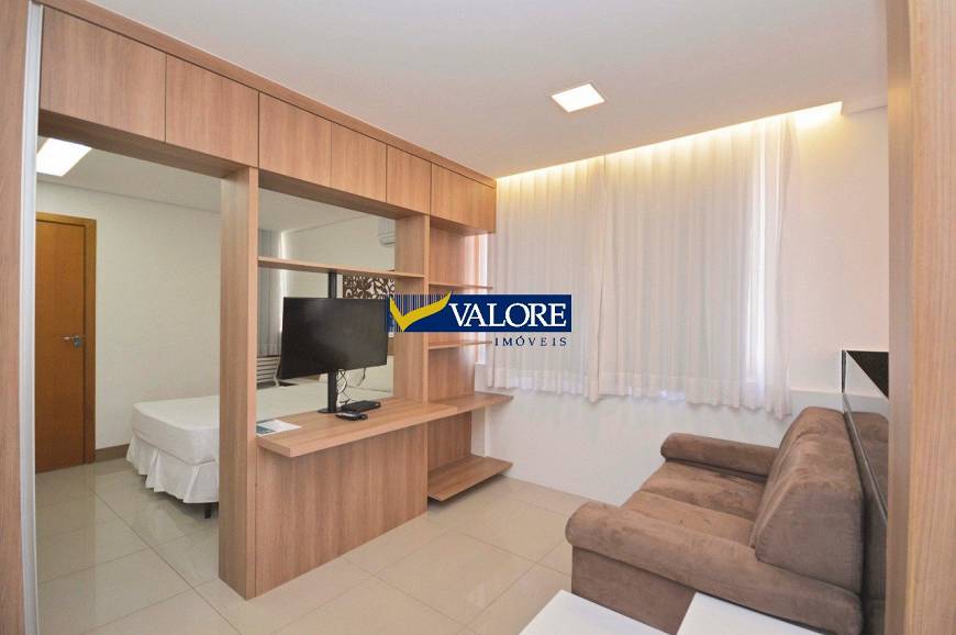 Foto 1 de Flat com 1 Quarto para alugar, 40m² em Sion, Belo Horizonte