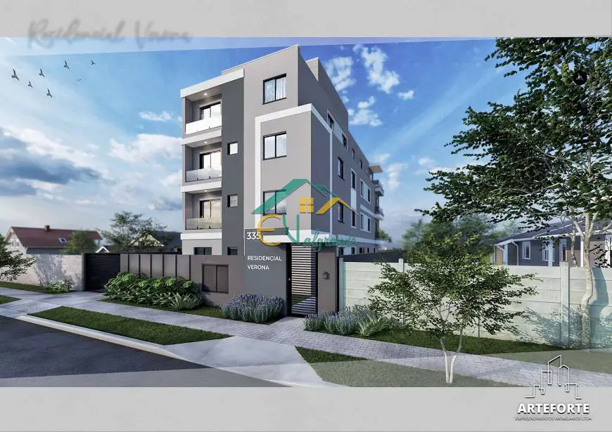Foto 2 de Apartamento com 3 Quartos à venda, 64m² em Vargem Grande, Pinhais