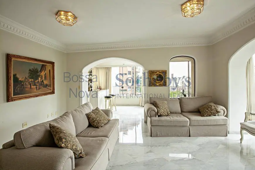 Foto 3 de Apartamento com 4 Quartos para alugar, 300m² em Pacaembu, São Paulo