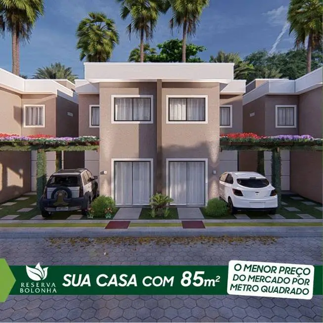 Foto 1 de Casa de Condomínio com 2 Quartos à venda, 85m² em Guanabara, Ananindeua