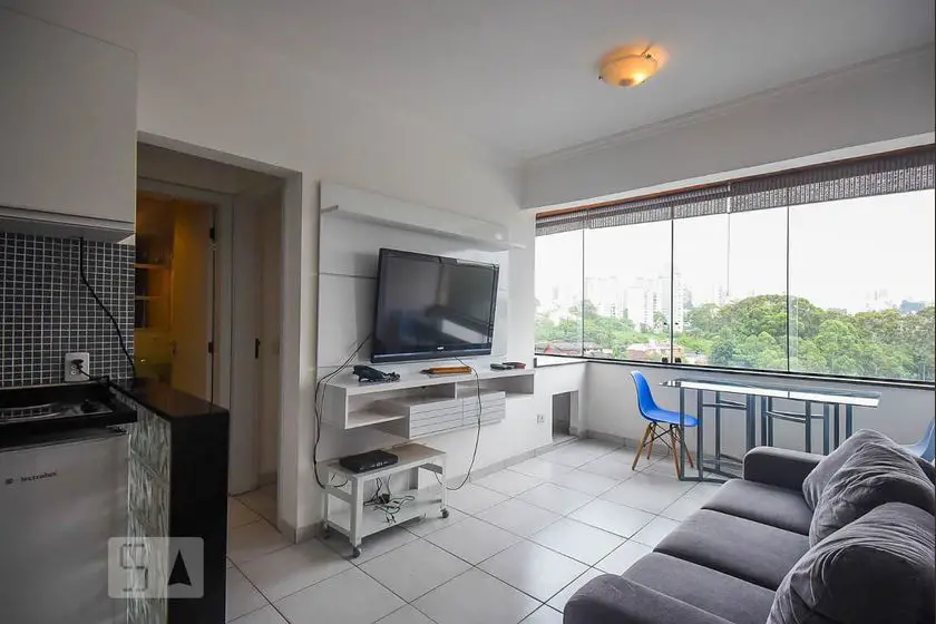 Foto 1 de Apartamento com 1 Quarto para alugar, 33m² em Panamby, São Paulo