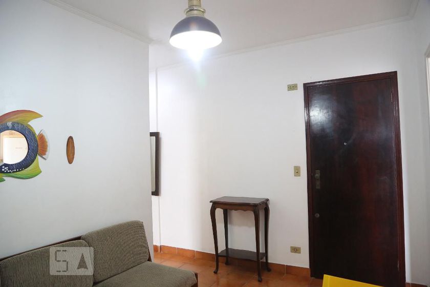 Foto 3 de Apartamento com 1 Quarto para alugar, 39m² em Vila Caicara, Praia Grande
