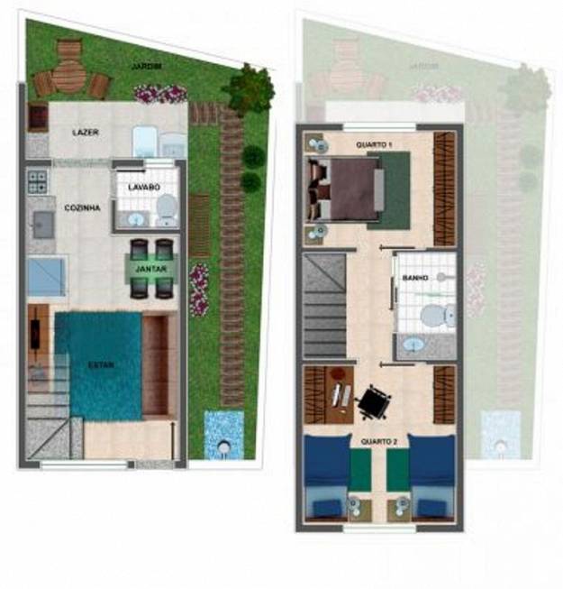 Foto 5 de Apartamento com 2 Quartos à venda, 59m² em Andyara, Pedro Leopoldo