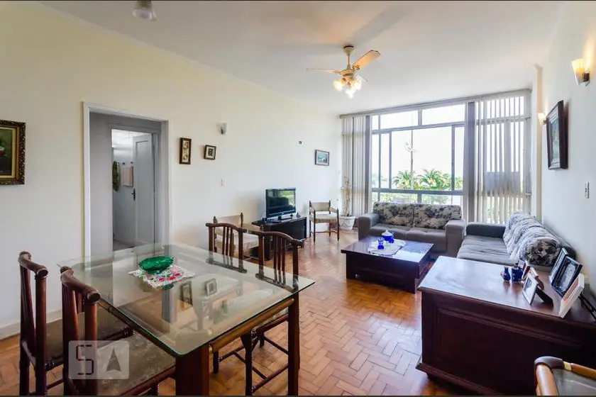 Foto 1 de Apartamento com 2 Quartos para alugar, 120m² em Embaré, Santos