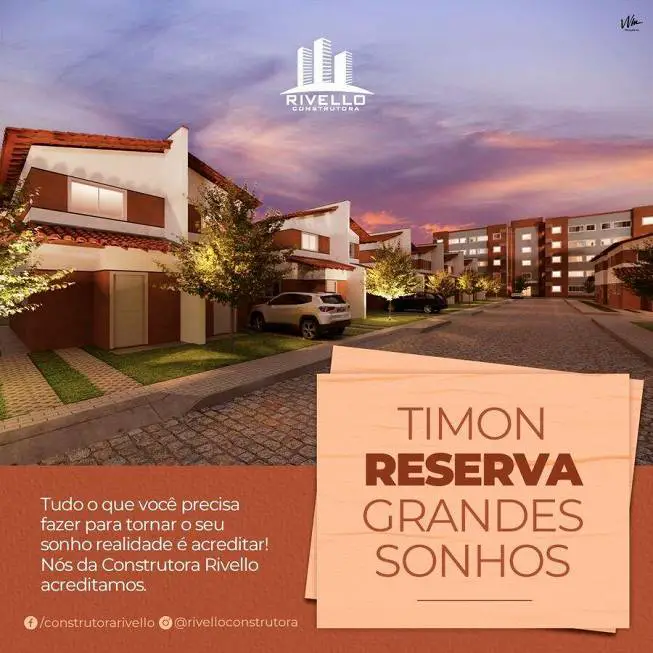 Foto 1 de Apartamento com 2 Quartos à venda, 60m² em Parque Alvorada, Timon