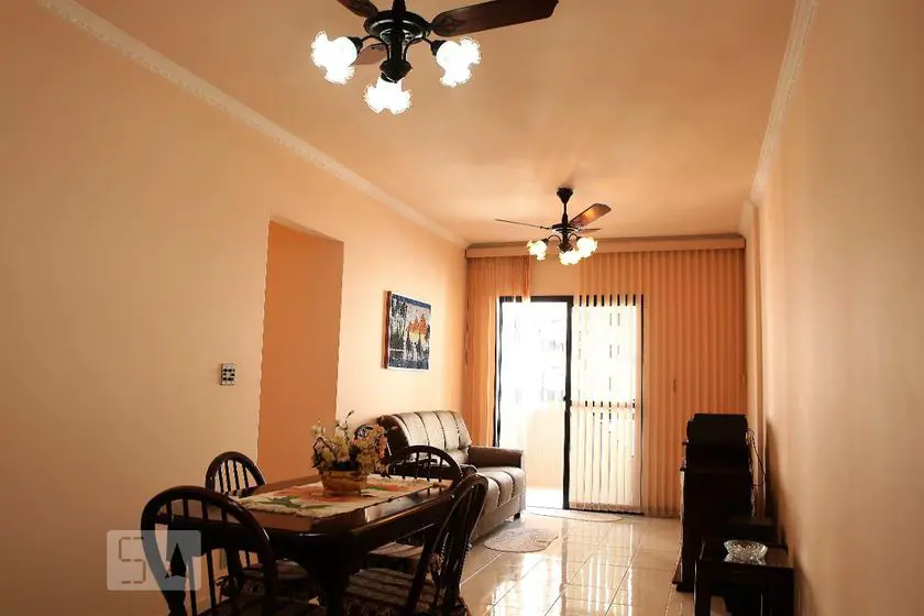 Foto 1 de Apartamento com 2 Quartos para alugar, 85m² em Vila Guilhermina, Praia Grande
