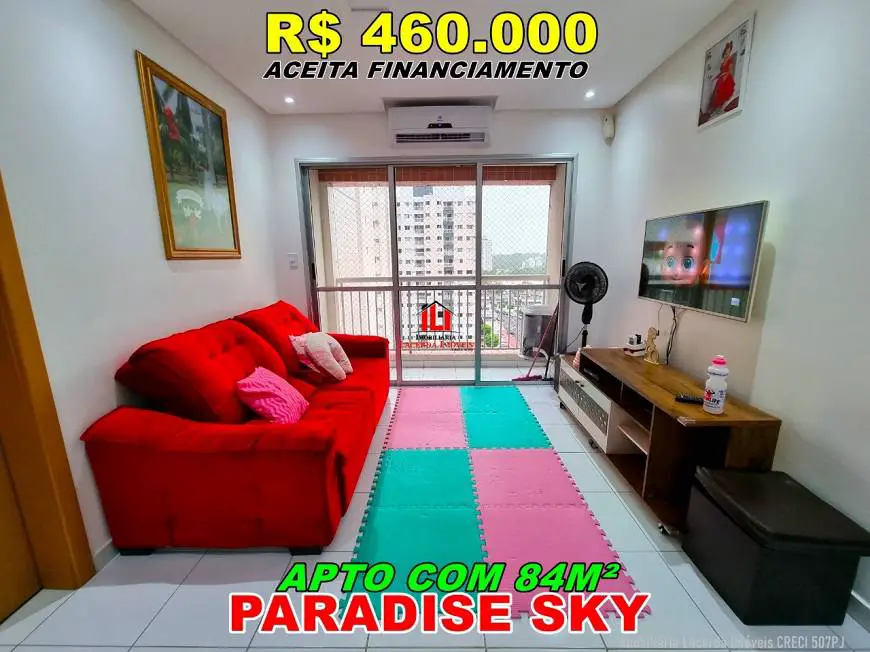 Foto 1 de Apartamento com 3 Quartos à venda, 84m² em Dom Pedro I, Manaus