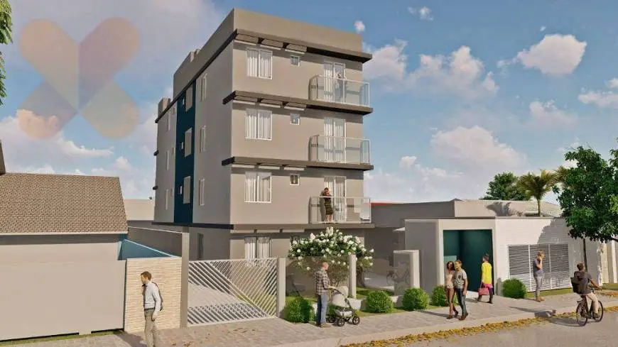 Foto 1 de Apartamento com 3 Quartos à venda, 61m² em Vargem Grande, Pinhais