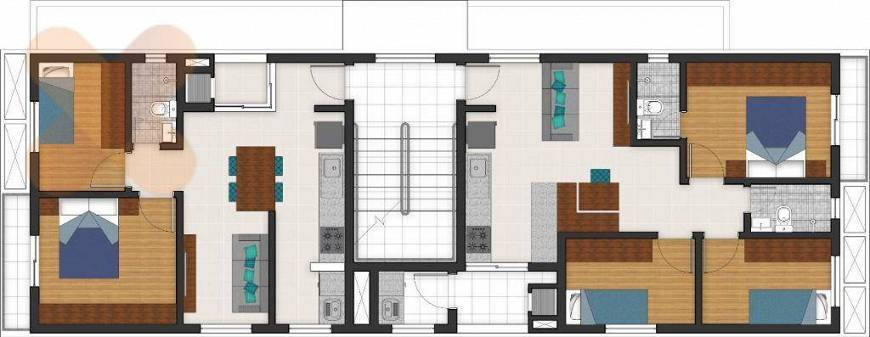 Foto 3 de Apartamento com 3 Quartos à venda, 64m² em Vargem Grande, Pinhais