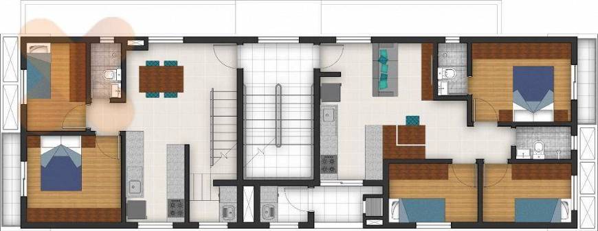 Foto 3 de Apartamento com 3 Quartos à venda, 77m² em Vargem Grande, Pinhais
