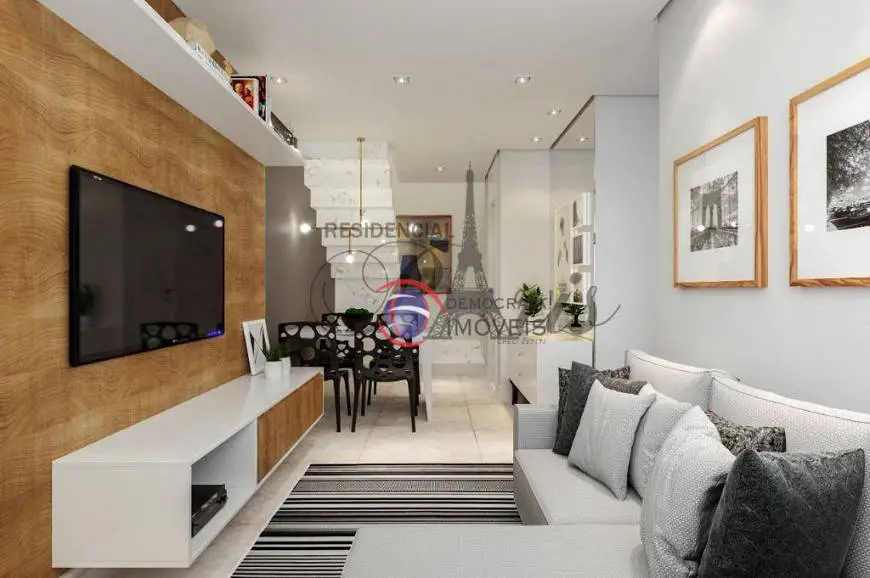 Foto 1 de Casa de Condomínio com 2 Quartos à venda, 58m² em Vila Príncipe de Gales, Santo André