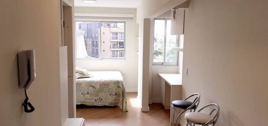 Foto 5 de Flat com 1 Quarto para venda ou aluguel, 19m² em Cristo Rei, Curitiba