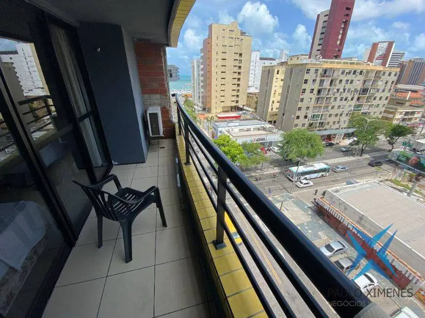 Foto 2 de Flat com 1 Quarto à venda, 42m² em Meireles, Fortaleza