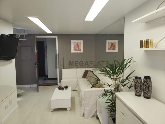 Foto 1 de Flat com 2 Quartos para alugar, 94m² em Moema, São Paulo