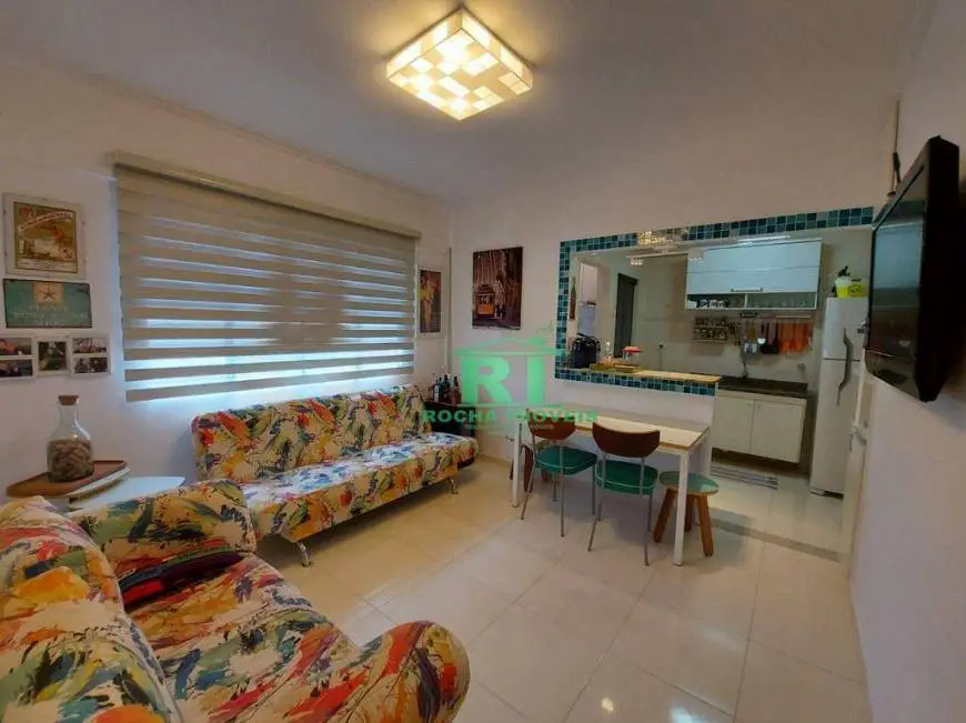 Foto 1 de Apartamento com 1 Quarto à venda, 40m² em Tombo, Guarujá