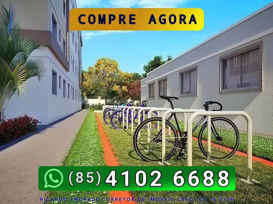 Foto 2 de Apartamento com 2 Quartos à venda, 41m² em Messejana, Fortaleza