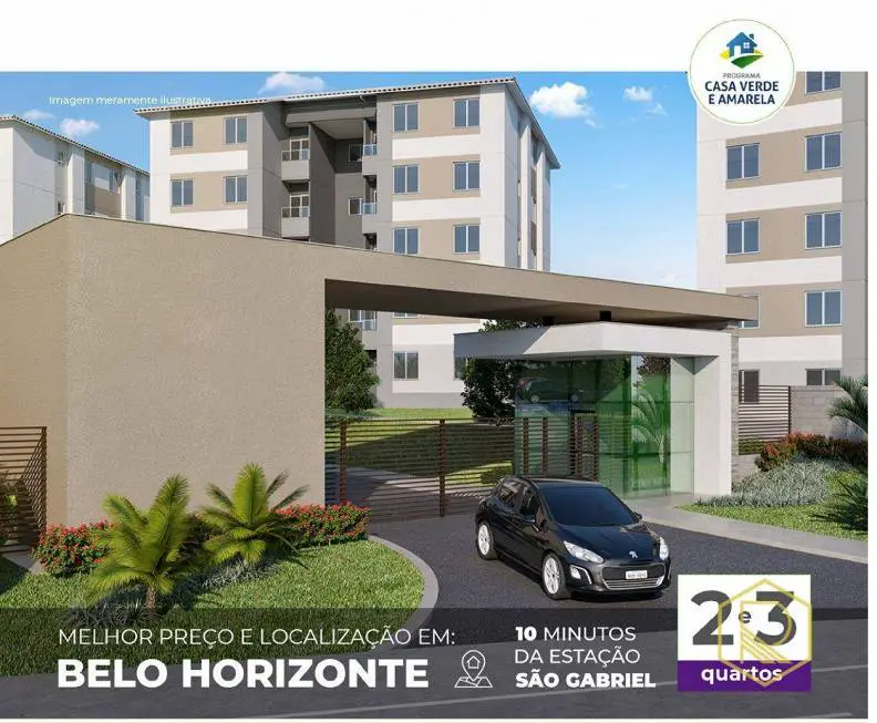 Foto 1 de Apartamento com 2 Quartos à venda, 56m² em Monte Azul, Belo Horizonte