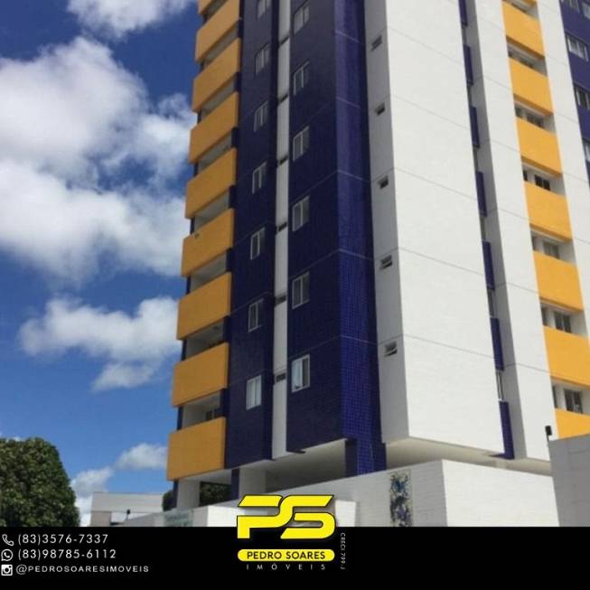 Foto 1 de Apartamento com 3 Quartos à venda, 67m² em Torre, João Pessoa