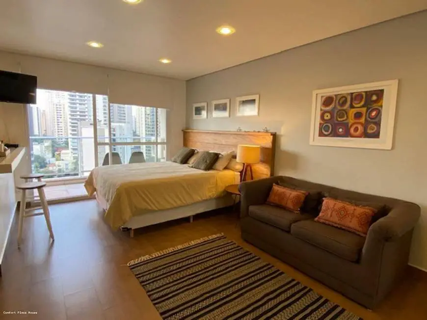Foto 3 de Apartamento com 1 Quarto à venda, 40m² em Brooklin, São Paulo