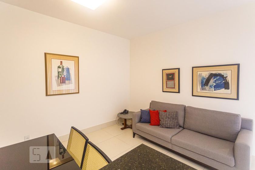 Foto 4 de Apartamento com 1 Quarto para alugar, 45m² em Funcionários, Belo Horizonte