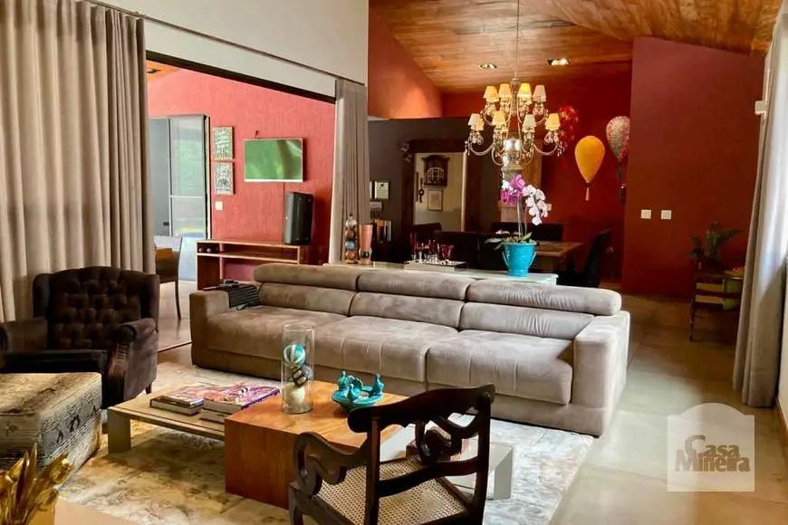 Foto 1 de Casa de Condomínio com 4 Quartos à venda, 338m² em Ouro Velho Mansoes Fundos, Nova Lima