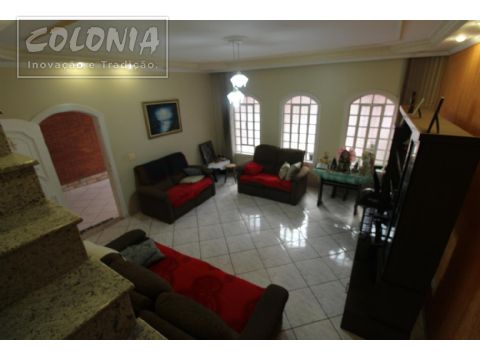 Foto 4 de Sobrado com 4 Quartos à venda, 233m² em Jardim Pilar, Santo André