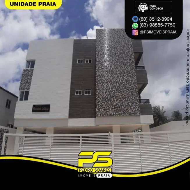 Foto 1 de Apartamento com 2 Quartos à venda, 54m² em Cruz das Armas, João Pessoa