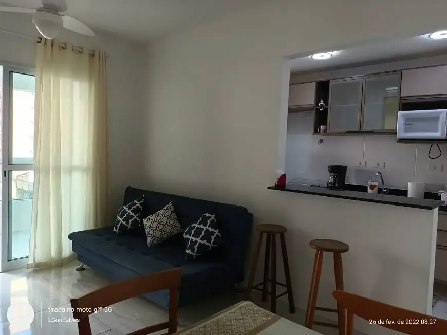 Foto 1 de Apartamento com 2 Quartos para alugar, 65m² em Cidade Ocian, Praia Grande