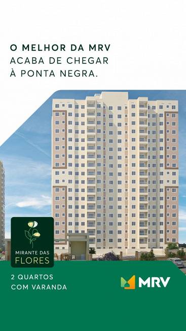 Foto 1 de Apartamento com 2 Quartos à venda, 39m² em Ponta Negra, Manaus